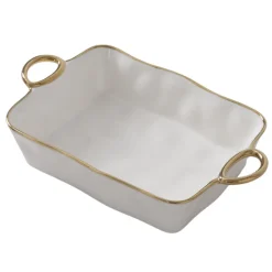 Golden Handle Rectangle Baking Dish