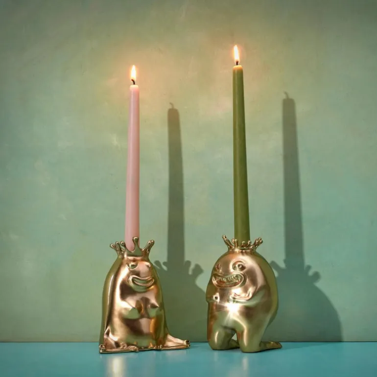 Haas King & Queen Candlesticks