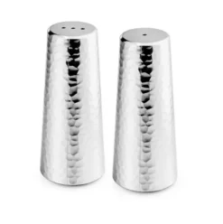 Hammered Salt & Pepper Shaker Set
