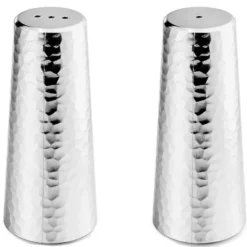 Hammered Salt & Pepper Shaker Set