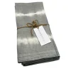 Hand Dyed Linen Napkin Set of 4 - Pebble