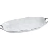 Handle Deep Serving Platter Silver