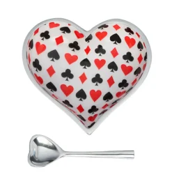Happy Heart Canasta Bowl With Spoon