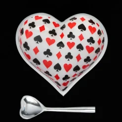 Happy Heart Canasta Bowl With Spoon