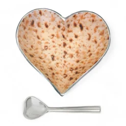 Happy Heart Matzah Bowl With Spoon