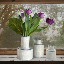 Helena Marie Vase Collection White