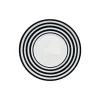 Hemisphere Bakelite Black Stripes Salad Plate