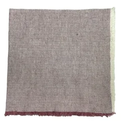 Herringbone Fringe Napkin Plum Set of 4