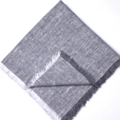 Hogar Frayed Edge Linen Napkin Set of 4 -