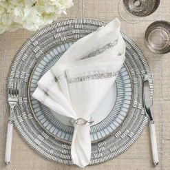 Impression Napkin Silver Set of 4