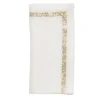 Impression White & Gold Napkin Set of 4