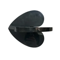 Interlocking Lucite Heart Sculptures 9