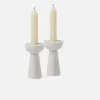 Judith Marble Candleholder Set