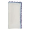 Knotted Edge Napkin Lilac & Blue Set of 4