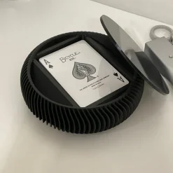 La Redonda Round 3D Single Card Deck Holder - Black