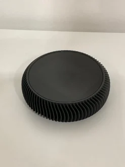 La Redonda Round 3D Single Card Deck Holder - Black