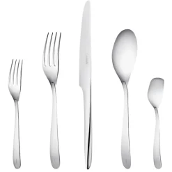 L'Ame De Christofle Stainless Steel Flatware 5 Piece Setting