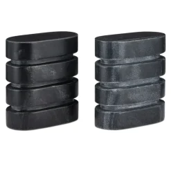 Lana Black Marble Bookends Set of 2