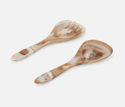 Laney Resin Serving Set - Brown