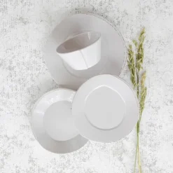 Lastra Dinnerware Light Grey