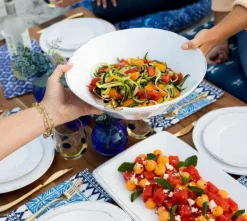 Lastra Dinnerware White