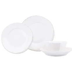 Lastra Dinnerware White