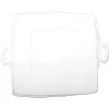 Lastra Handled Square Platter - White