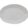 Lastra Oval Platter - Light Grey