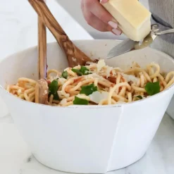 Lastra Stacking Serving Bowl White