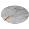 Lazy Susan Acrylic Gold Marble 16"