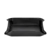 Leather Catchall Valet Tray Black