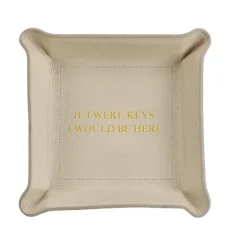 Leather Valet Tray - If I Were Keys...