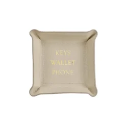 Leather Valet Tray - Keys Wallet Phone -