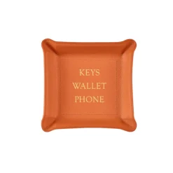 Leather Valet Tray - Keys Wallet Phone -