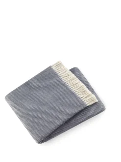 Light Grey & Ivory Throw | No Monogram