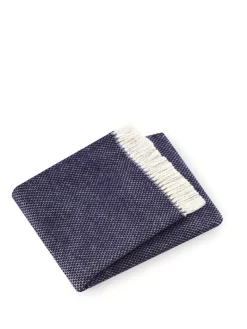 Light Grey & Ivory Throw | No Monogram