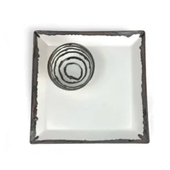 Linea Drip Square Platter