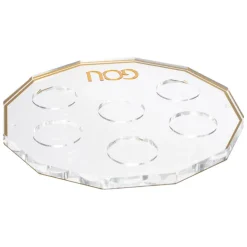 Lucite Border Seder Plate