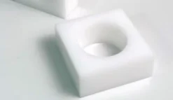 Lucite Cube Napkin Ring Set of 4