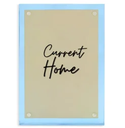 Lucite Magnetic Frame Blue