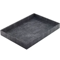 Luster Rectangle Tray - Smoke