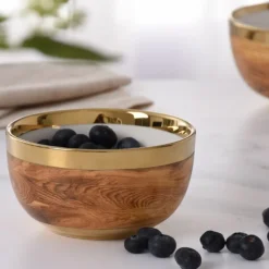 Madera Gold Snack Bowl