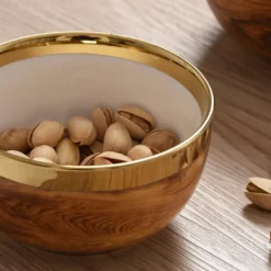 Madera Gold Snack Bowl