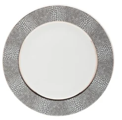 Makassar Gray & Platinum Dinnerware