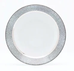 Makassar Gray & Platinum Dinnerware