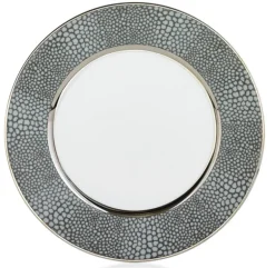 Makassar Gray & Platinum Dinnerware