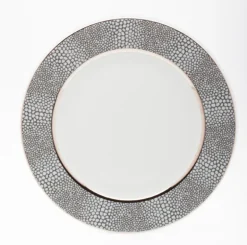 Makassar Gray & Platinum Dinnerware
