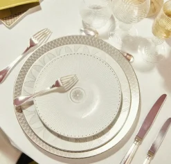 Malmaison Imperiale Porcelain Dinnerware Platinum