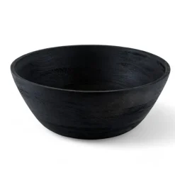 Mango Wood Textured Salad Bowl