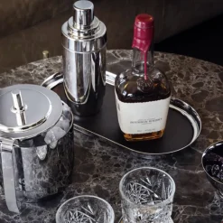 Manhattan Tray With Leather Liner